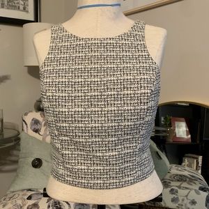 Express Tweed Sleeveless top